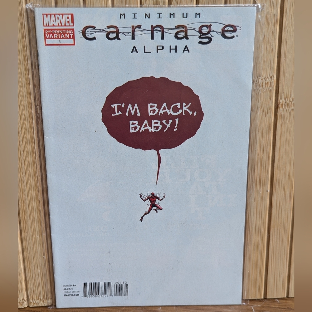 Minimum Carnage Alpha #1 2nd Print Variant